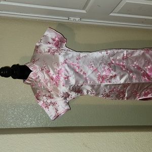 Pink oriental dress